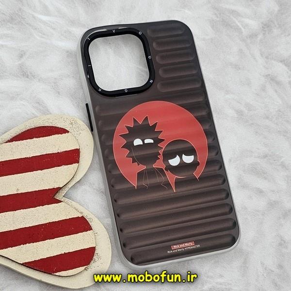 قاب گوشی iPhone 13 Pro آیفون طرح RICK AND MORTY ضد ضربه هولوگرامی یانگ کیت Unique Case کد 390